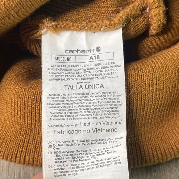 Carhartt Brown Knit Beanie - Picture 6 of 6